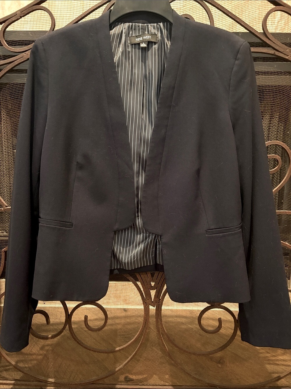 Nine West navy blue jacket, size 8